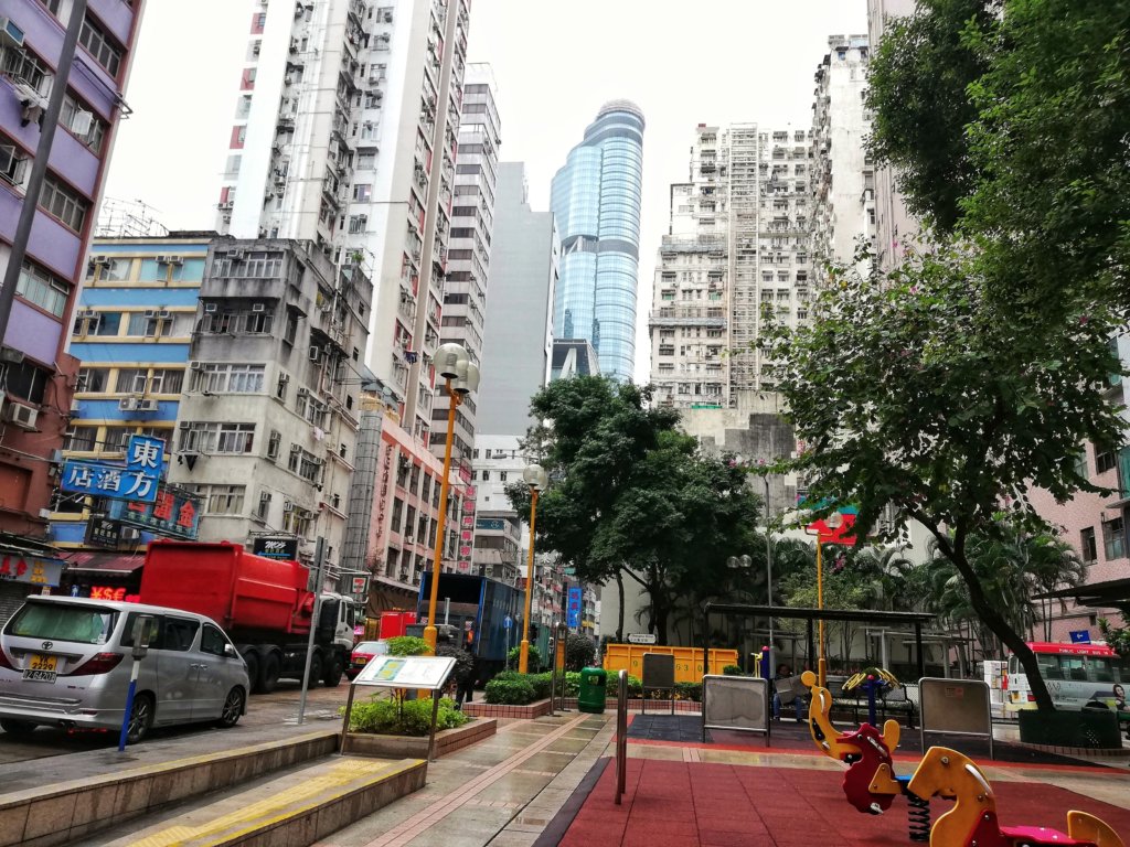 香港のビル群