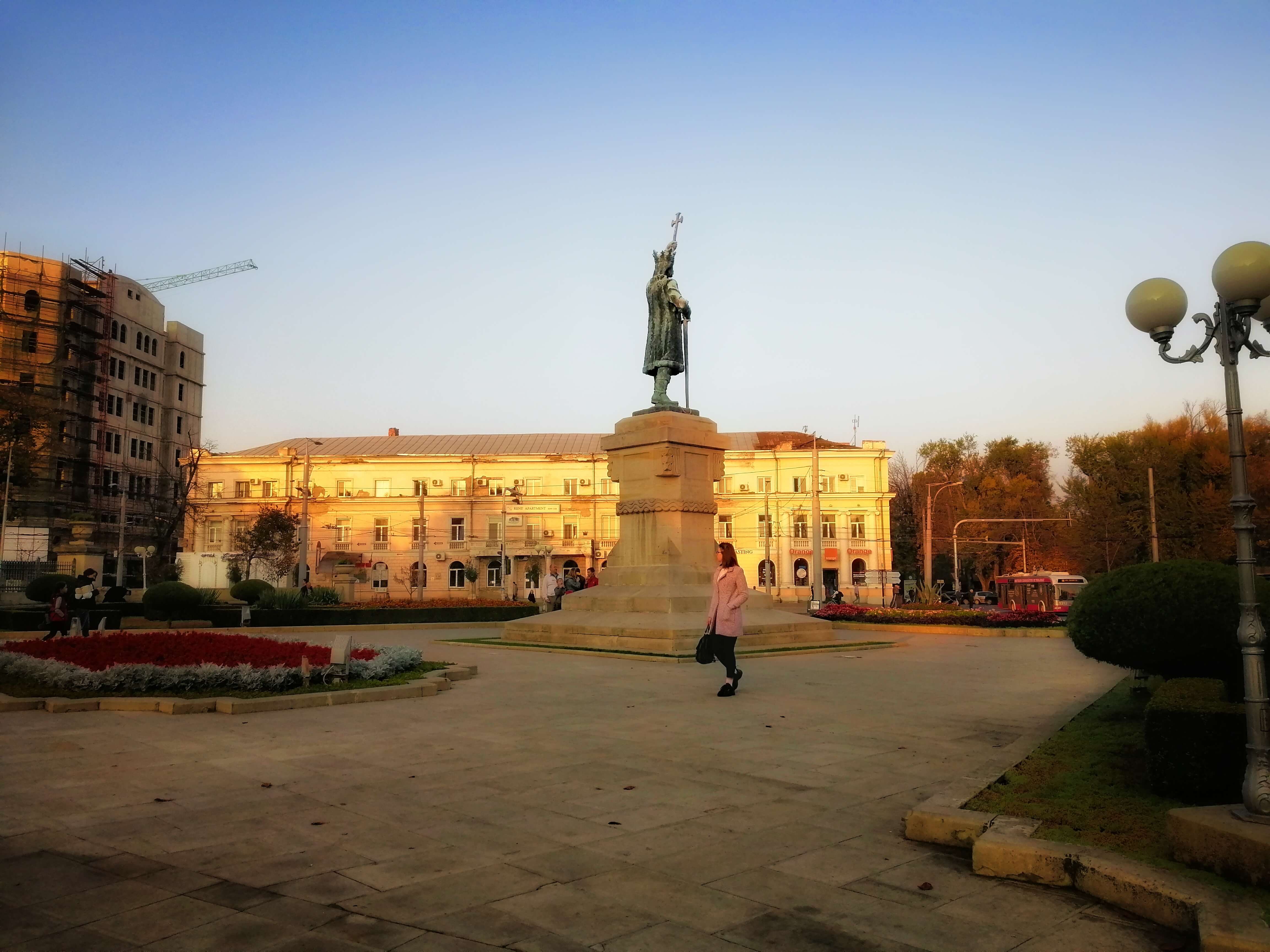 モルドバのキシナウ広場