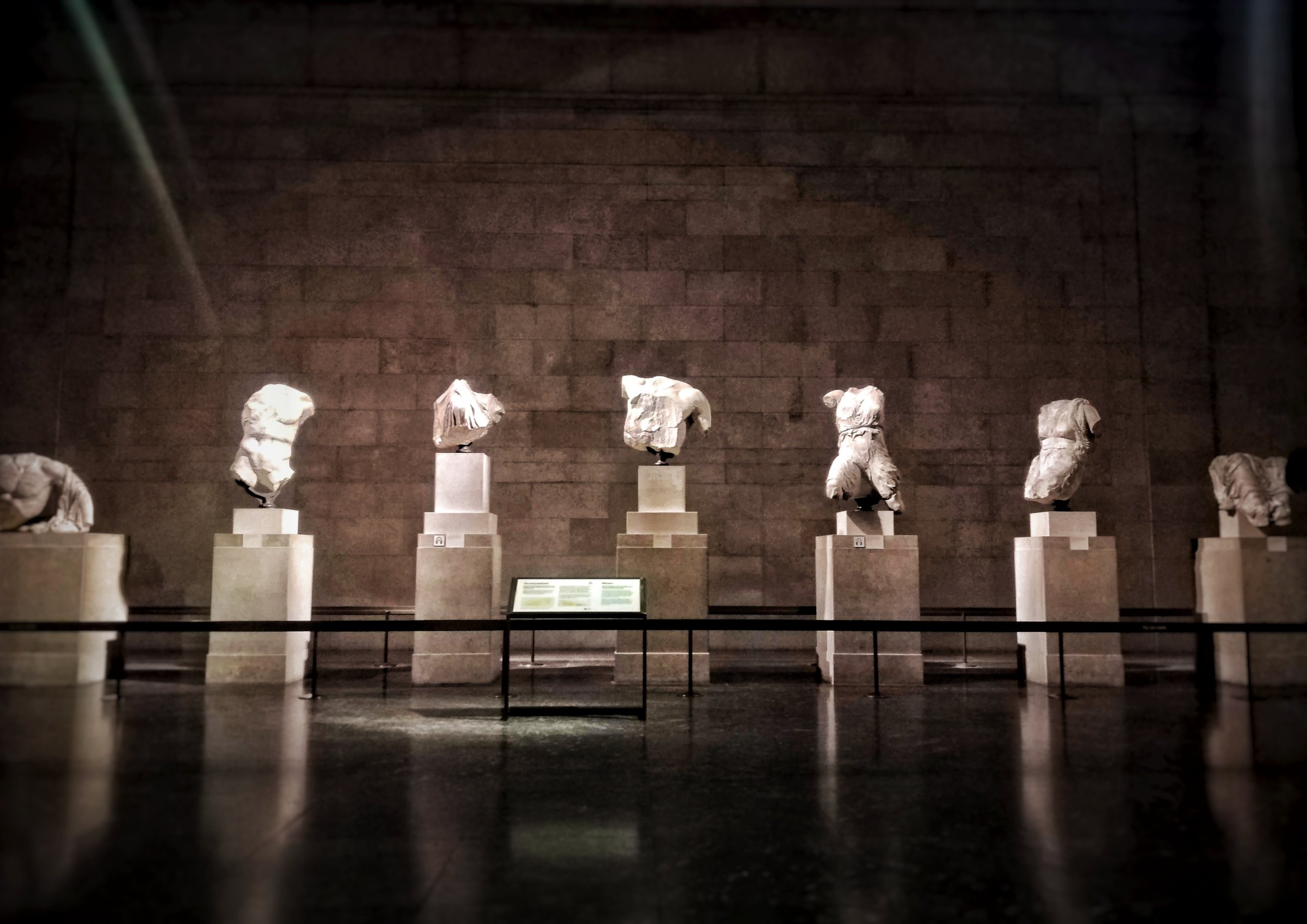 大英博物館：ギリシアのエルギン・マーブル