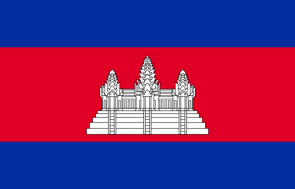 国旗：カンボジア