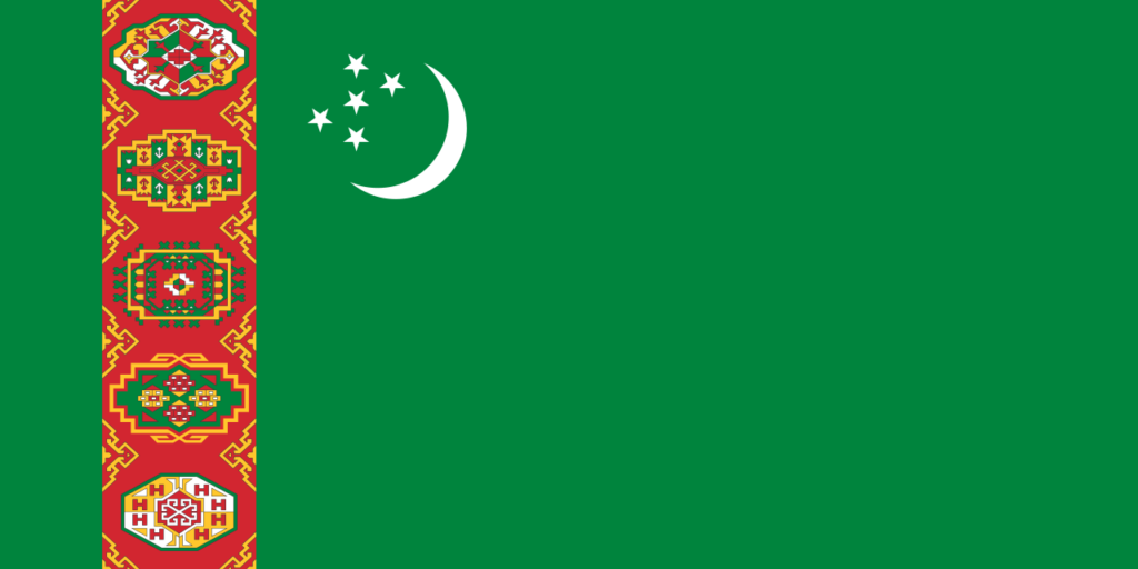国旗：トルクメニスタン旧