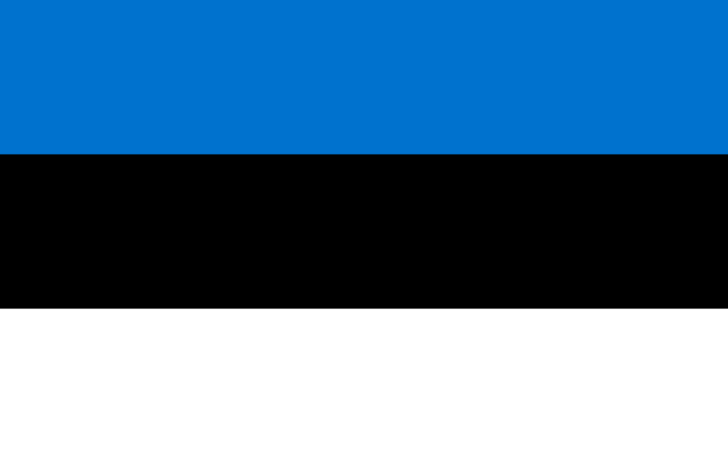 国旗：エストニア