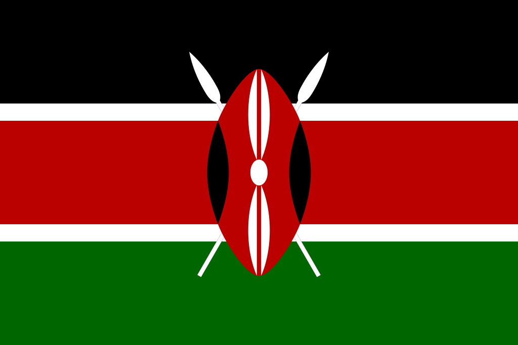 国旗：ケニア