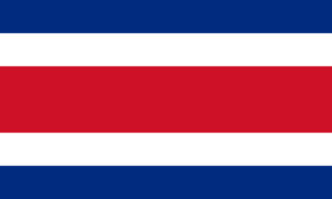 国旗：コスタリカ