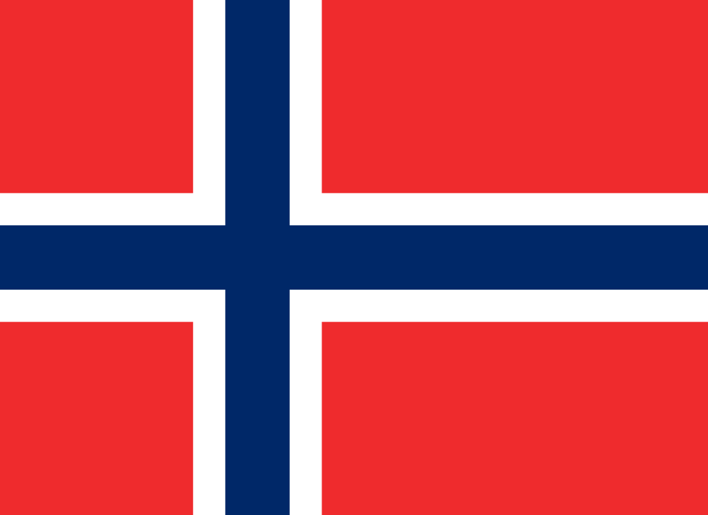 国旗：ノルウェー