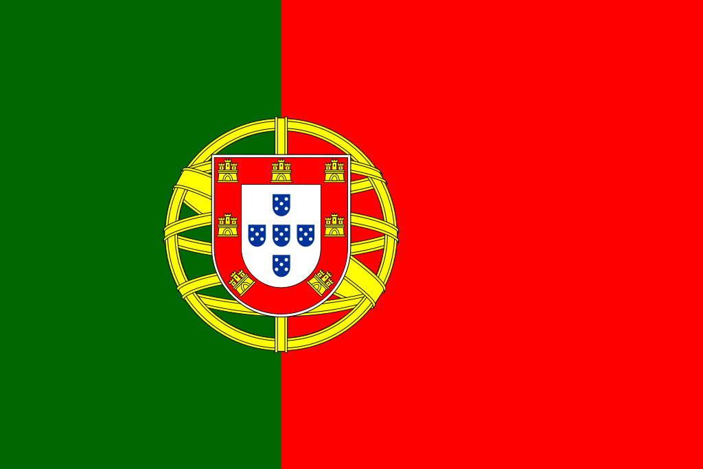 国旗：ポルトガル