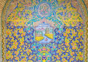 テヘラン：ゴレスターン宮殿の壁画