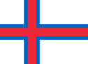 国旗：フェロー諸島（デンマーク）