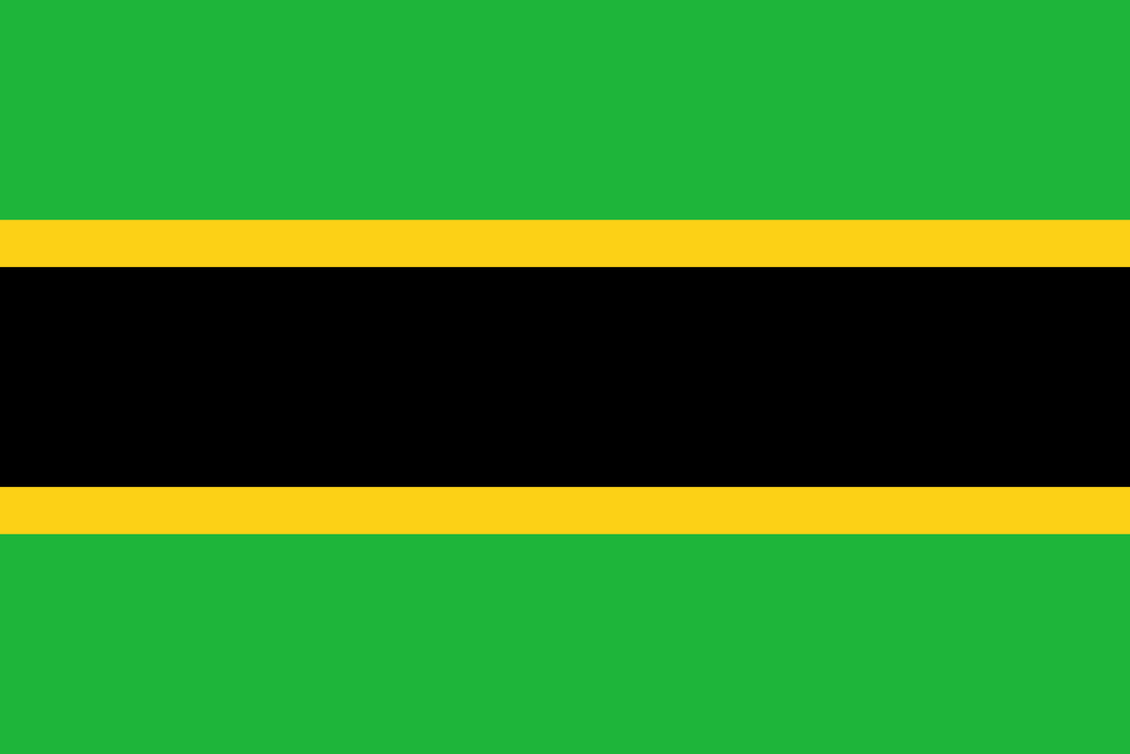 国旗：タンガニーカ（タンザニア）