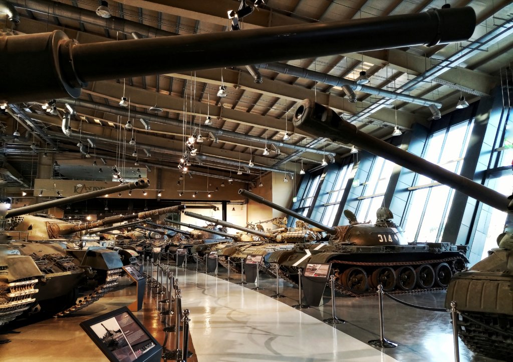 アンマン：戦車ミュージアムの展示