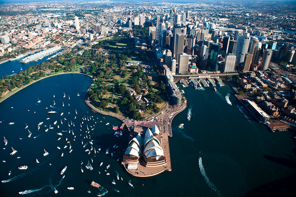 画像：オーストラリア・シドニー空撮