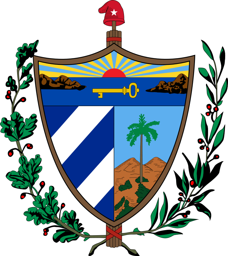 画像：国旗・キューバの国章