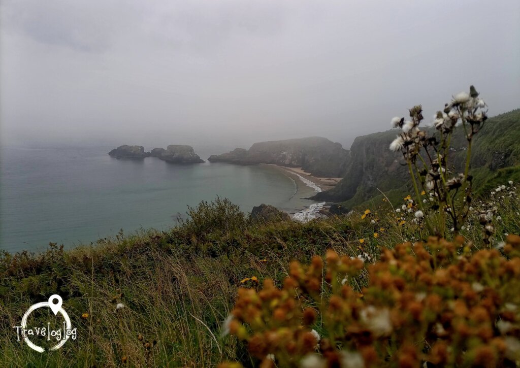アイルランド：霧に包まれた海岸