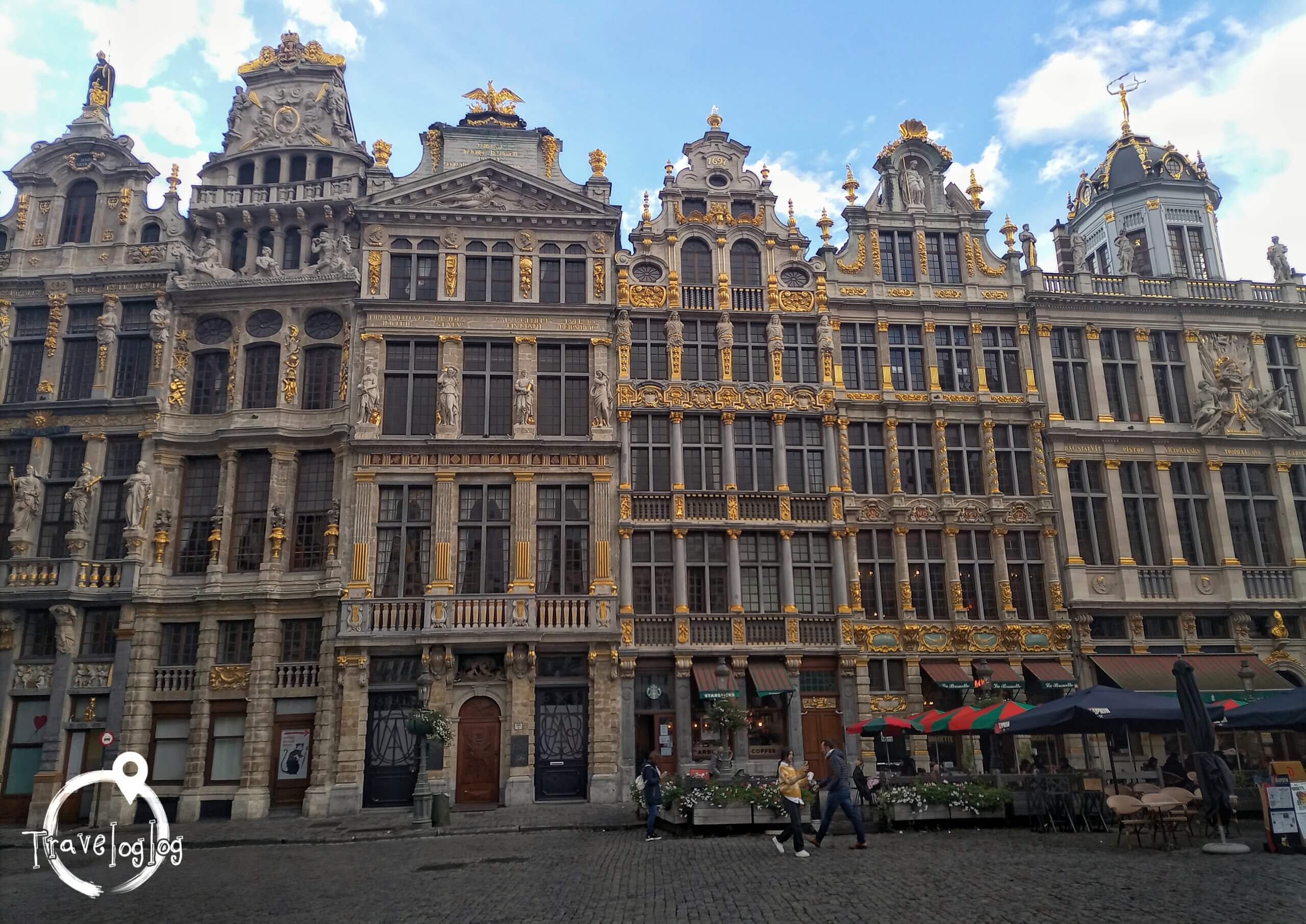 ベルギー：中心広場の建物たち