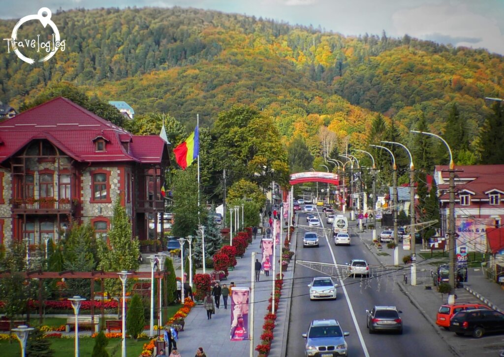 ルーマニア：国旗と道路