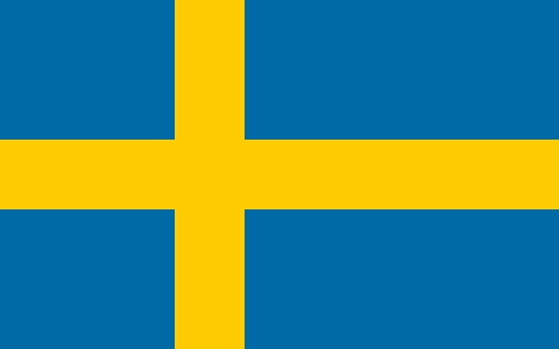 国旗：スウェーデン