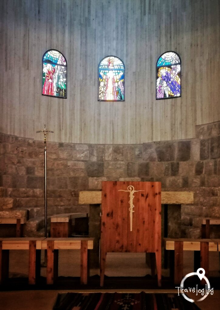 ヨルダン：ネボ山の教会・内装