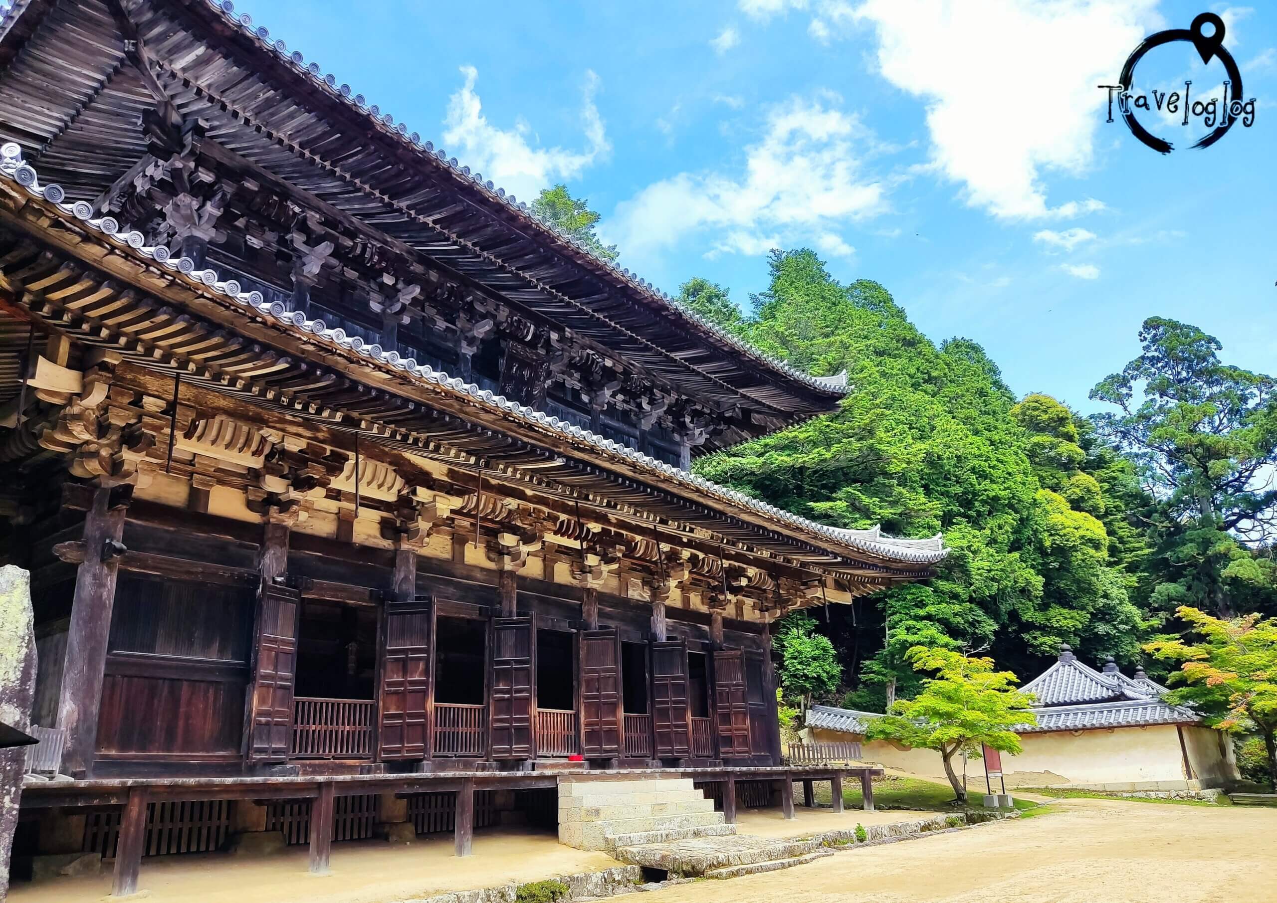 日本：姫路：書写山圓教寺の大講堂