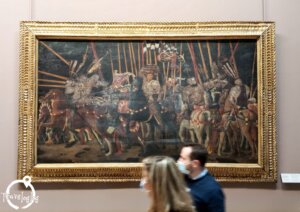 パリ：ルーブル美術館：パオロ・ウッチェロの絵画・サンロマーノの戦い