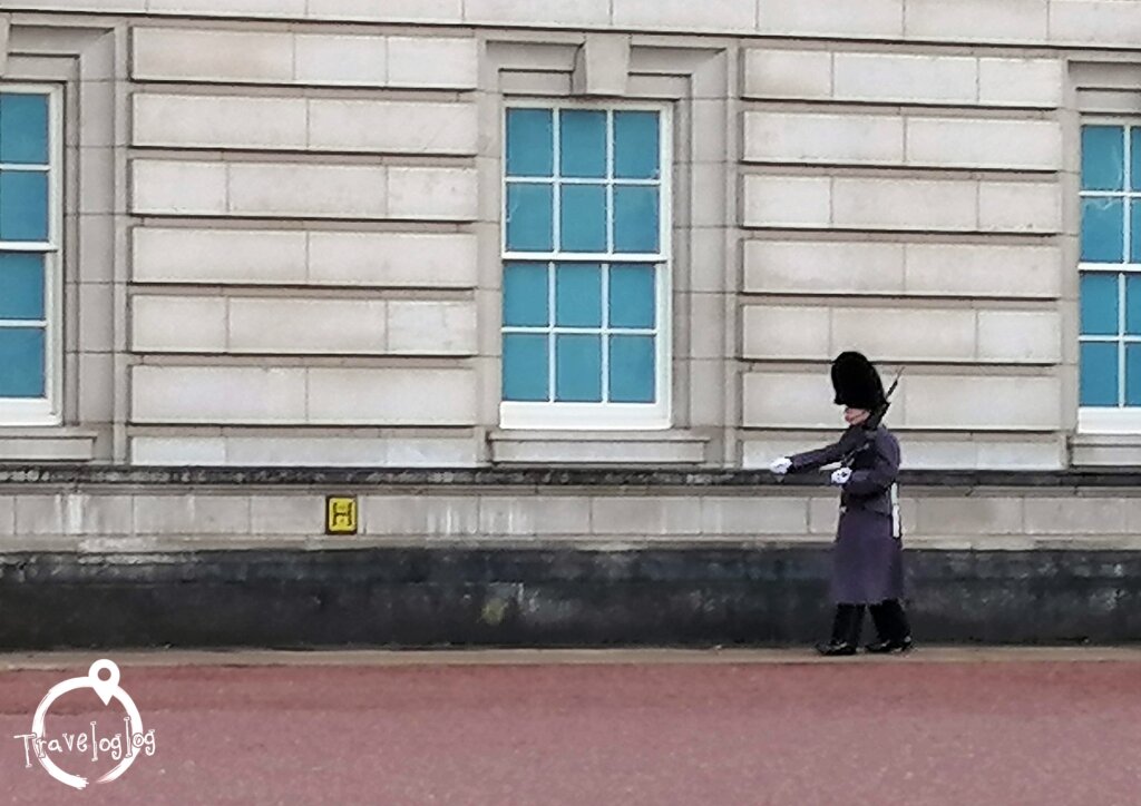 ロンドン：バッキンガム宮殿の衛兵