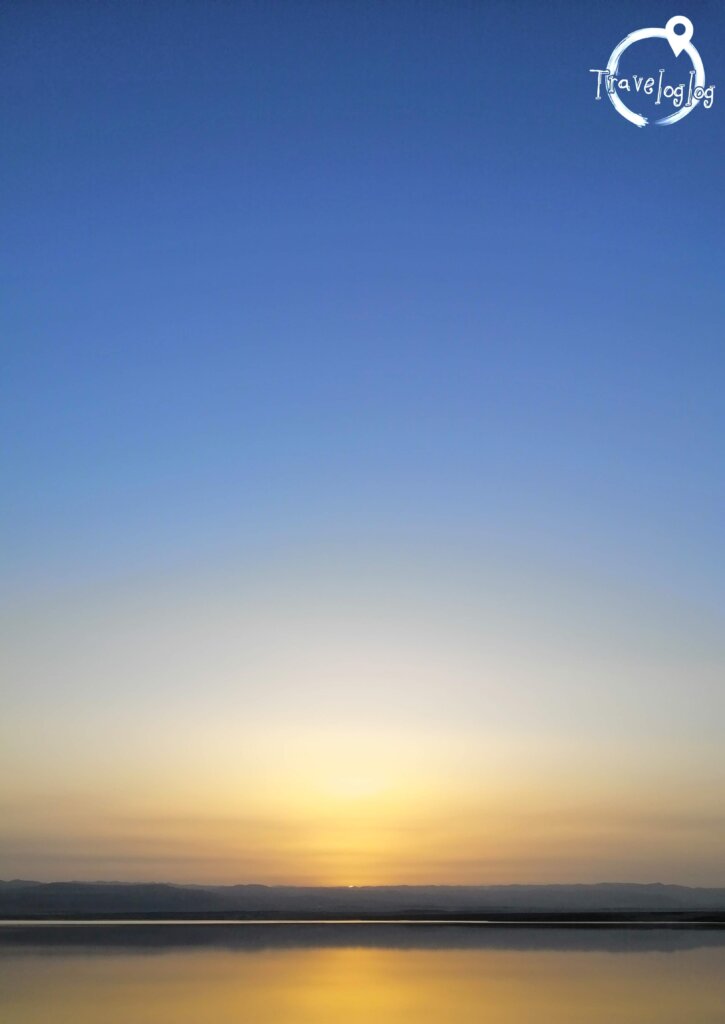 ヨルダン：死海の夕日