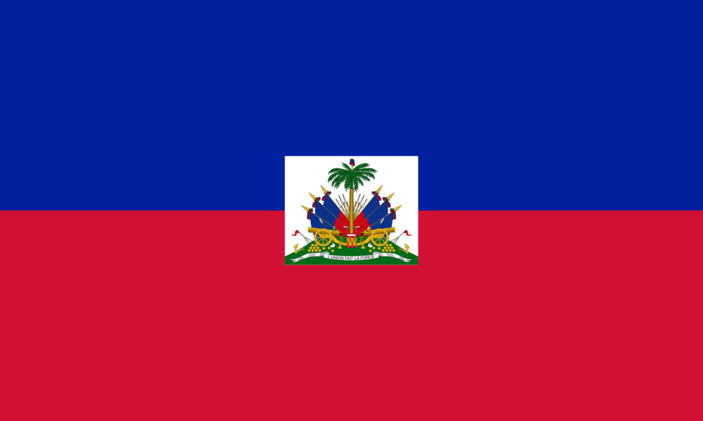 画像：国旗：ハイチ