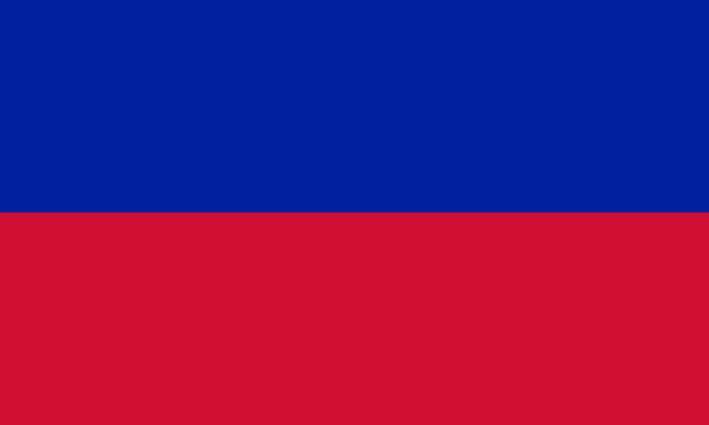 画像：国旗：ハイチの民間旗