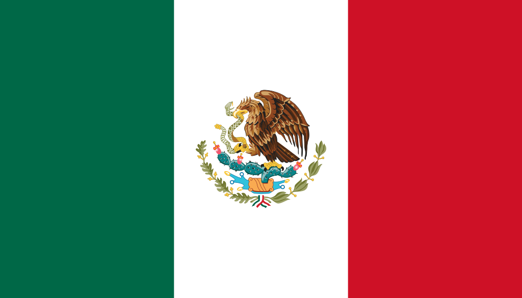 画像：国旗：メキシコ