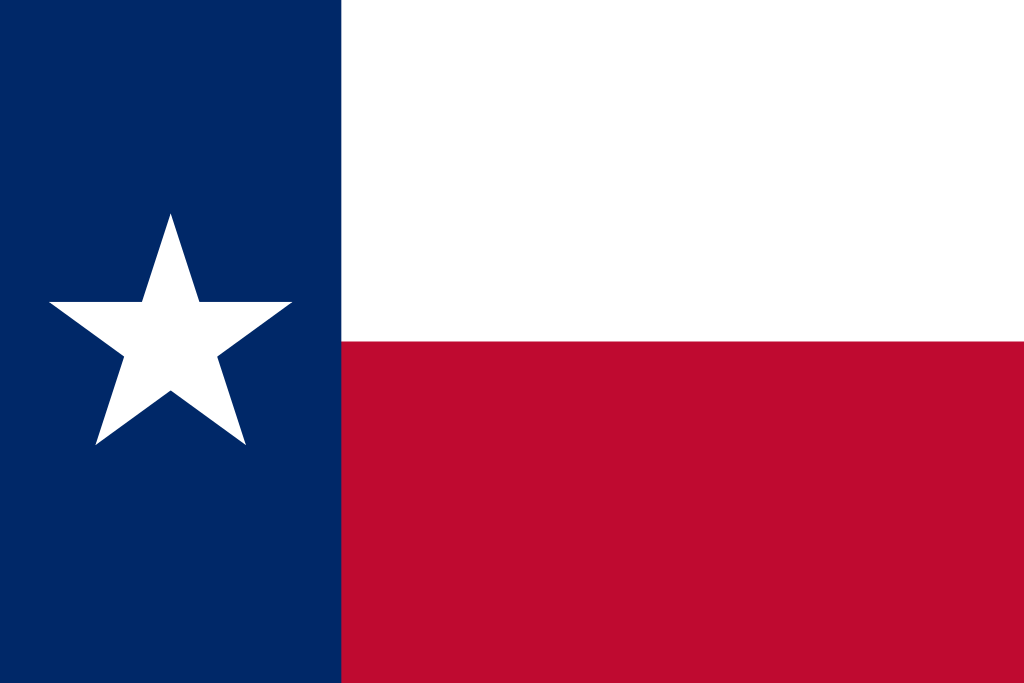 画像：国旗：アメリカ：チリに似ているテキサス州の旗