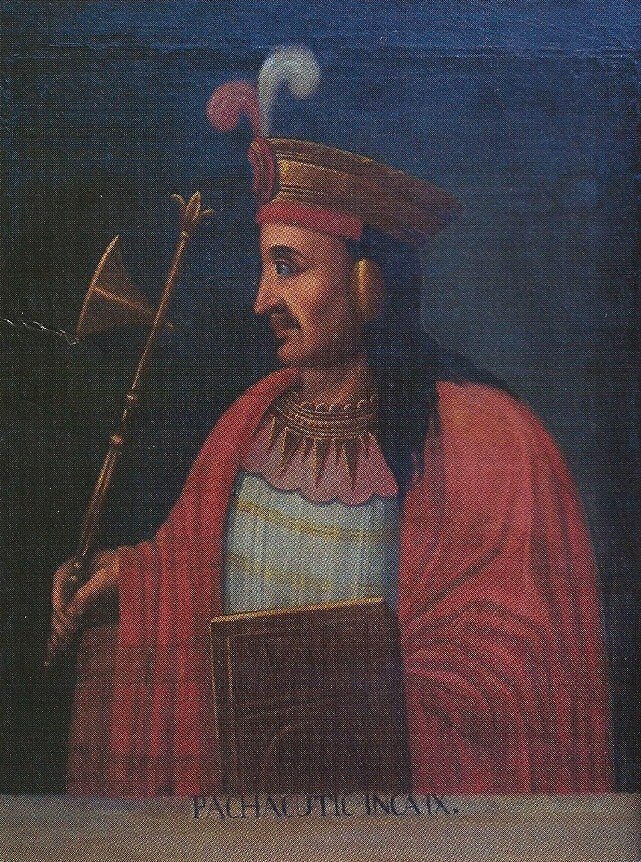 画像：人物：17世紀に描かれたパチャクテクの肖像画
