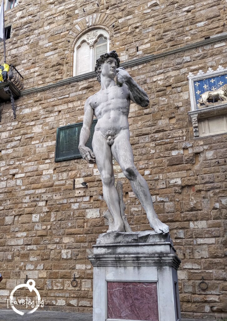 イタリア：フィレンツェ：もうひとつのダビデ像