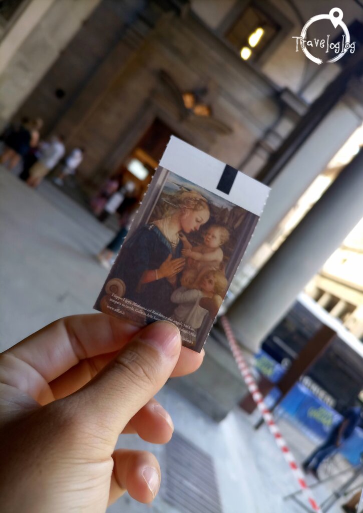 イタリア：フィレンツェ：ウフィツィ美術館：チケットと入り口