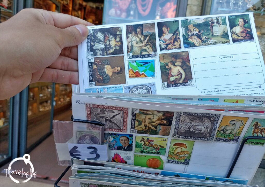 サンマリノ：切手のお土産