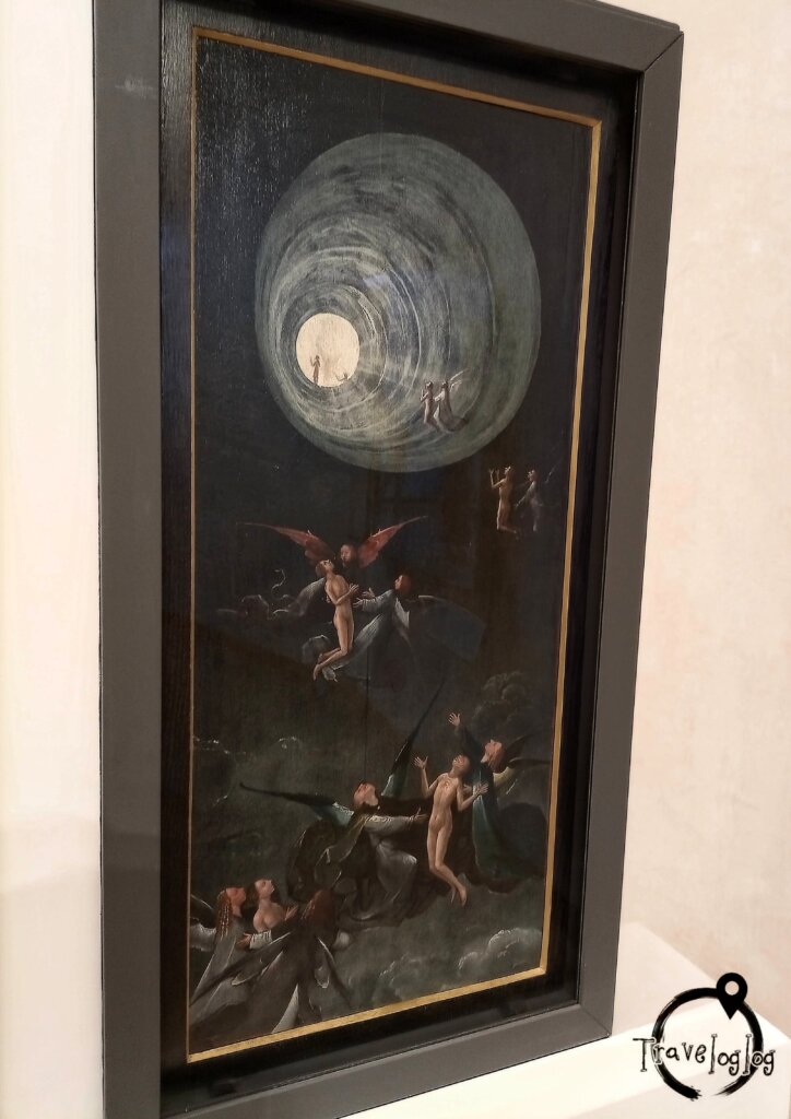絵画：イタリア：ベネチア：アカデミア美術館：ヒエロニムス・ボッシュ『天国飛行』