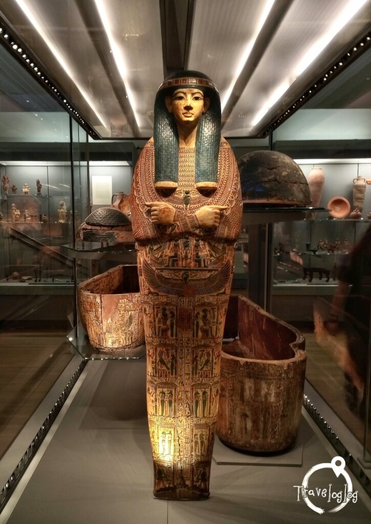 イギリス：ケンブリッジ：博物館のエジプトコーナー